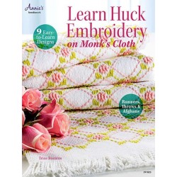 Learn Huck Embroidery on Monk's Cloth   - 1