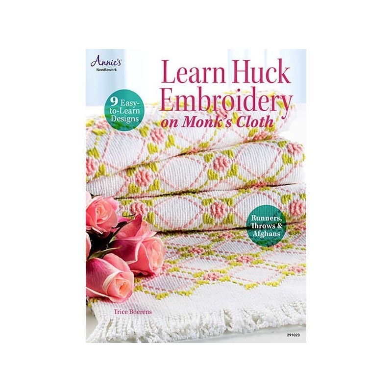 Learn Huck Embroidery on Monk's Cloth   - 1