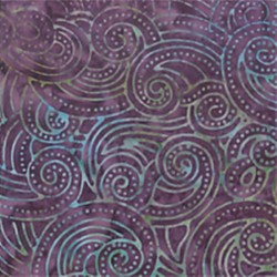 Batavian Batik - spirálky fialová Wilmington prints - 1