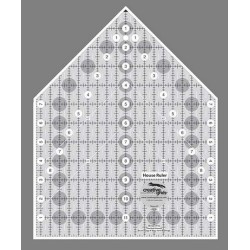 Pravítko na patchwork HOUSE  RULER 9X12,5  inch CREATIVE GRIDS - 1