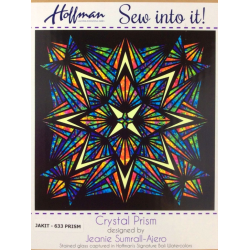 Quilt Kit Crystal Prism 90in x 90in HOFFMAN FABRICS - 1