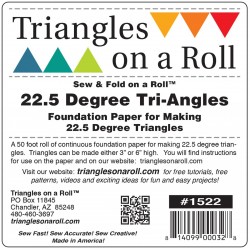 Triangles On A Roll 22 Degree Triangle TRIANGLES ON A ROLL - 1